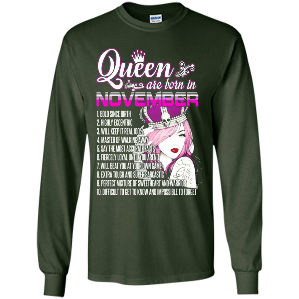 Queens Are Born In November Vintage Birthday