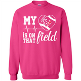 Houston Texans Football My Heart is on that Field - Sweatshirt