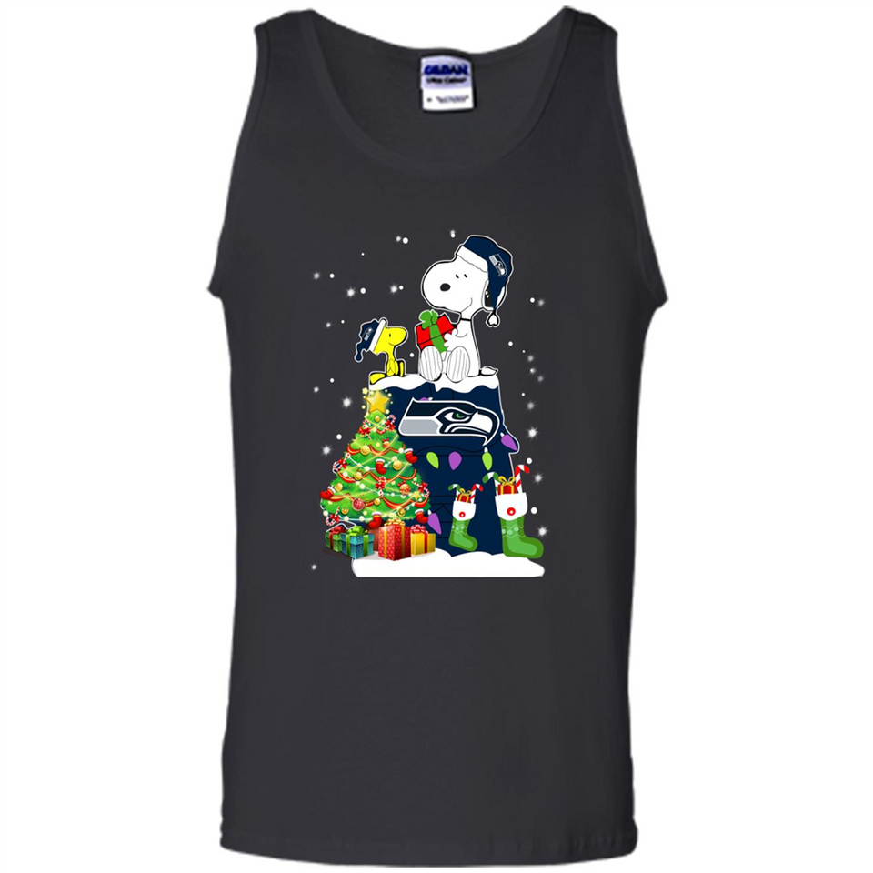 SEATTLE SEAHAWKS SNOOPY & WOODSTOCK CHRISTMAS