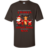 Never Underestimate A May Woman Watches Hallmark Movies Sweatshirt PINGPONG