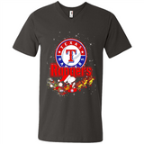 Snoopy Christmas Texas Rangers - Men's V-Neck