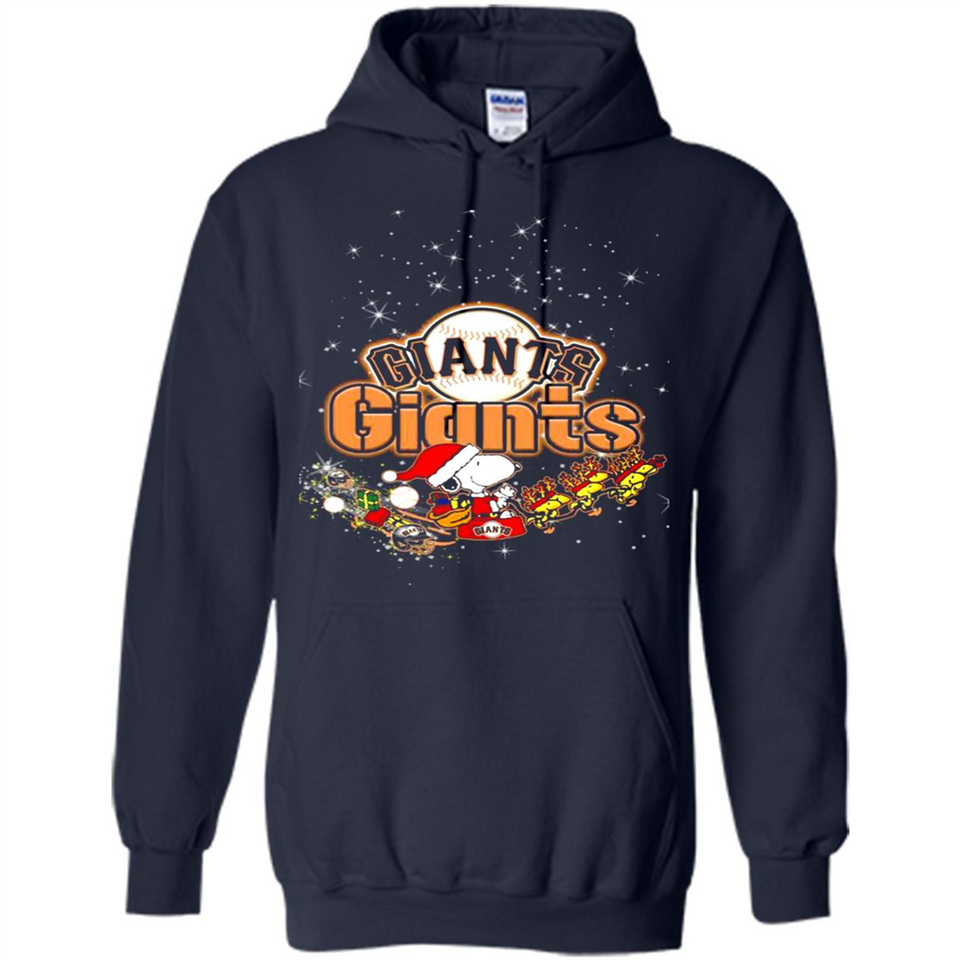 Snoopy Christmas San Francisco Giants - Hoodie