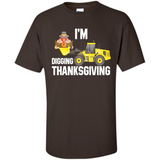 I'm Digging Thanksgiving Cute Turkey Tractor