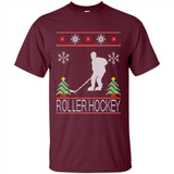 roller hockey Christmas ugly
