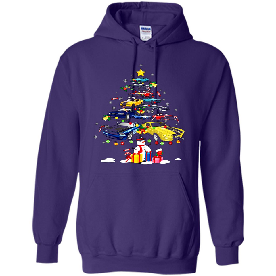 Mustang Tree Christmas Sweatshirt PINGPONG
