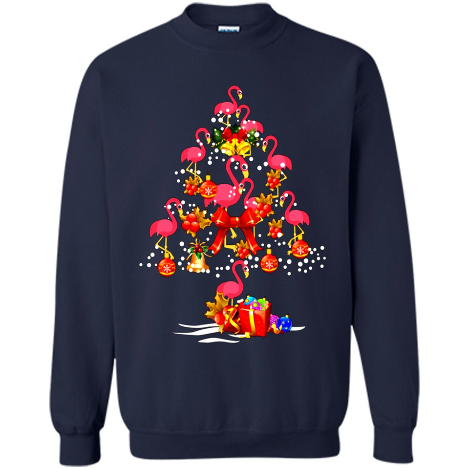 Flamingo Christmas Tree Merry Christmas Flamingo PING PONG