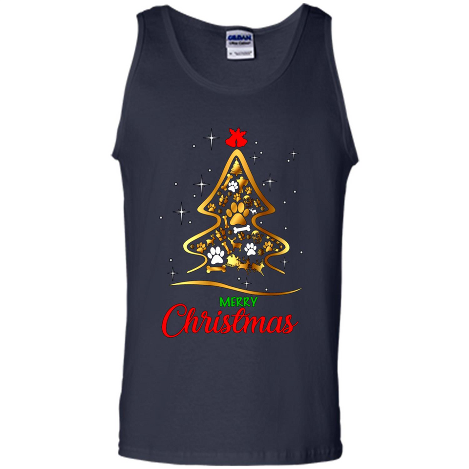 Merry Christmas Dogs Christmas Tree PING PONG
