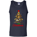 Merry Christmas Dogs Christmas Tree PING PONG