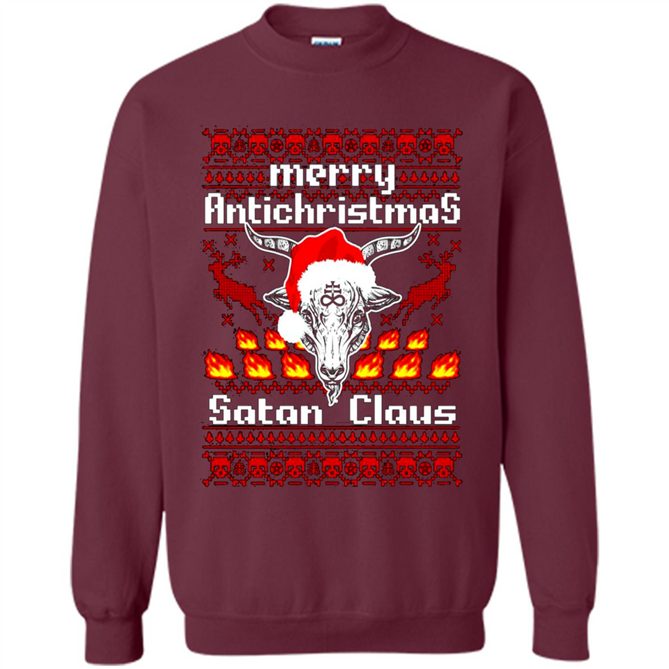Merry Antichristmas Satan Claus Christmas sweater Sweater PINGPONG