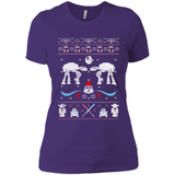 Star Wars Icons Funny Ugly Christmas - Ladies' Boyfriend T-Shirt