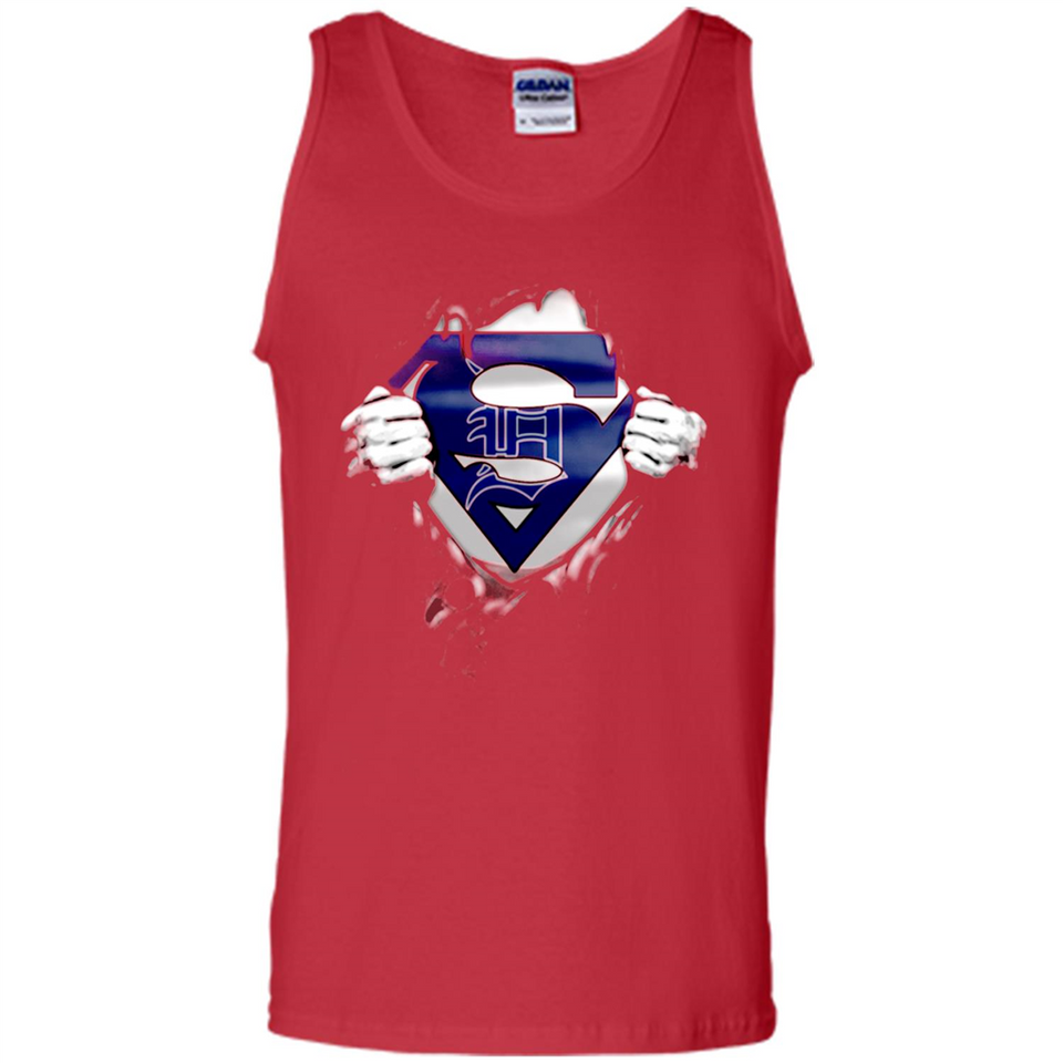 Detroit Tigers And Superman Fans - Tank Top
