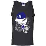 Jack Skellington The Nightmare Before Christmas-Rams Football - Tank Top