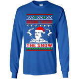 Narcos dashing through the snow Christmas sweatshirt PINGPONG