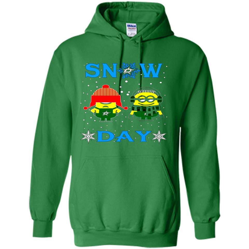 Snow Day Shirt For Dallas Stars Vs Minion Fans pingpong
