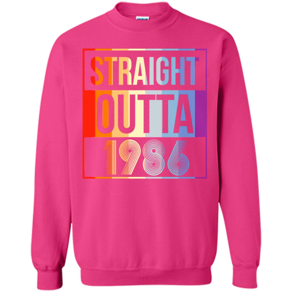 Retro Straight Outta 1986 32 Years Old - Sweatshirt