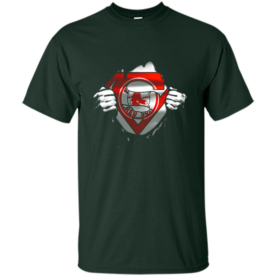 Boston Red Sox And Superman Fans - Shirt