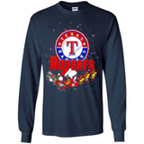 Snoopy Christmas Texas Rangers - Long Sleeve T-Shirt