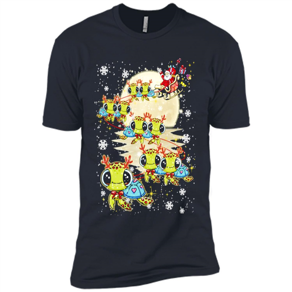 Turtles Merry Christmas - Turtles - Premium Short Sleeve T-Shirt