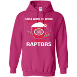 I Just Want To Drink Hot Chocolate & Watch Toronto Raptors Ugly Christmas Sweater PINGPONG