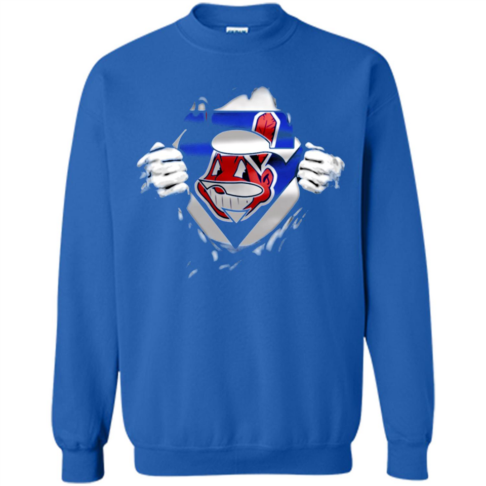 Cleveland Indians And Superman Fans - Sweatshirt