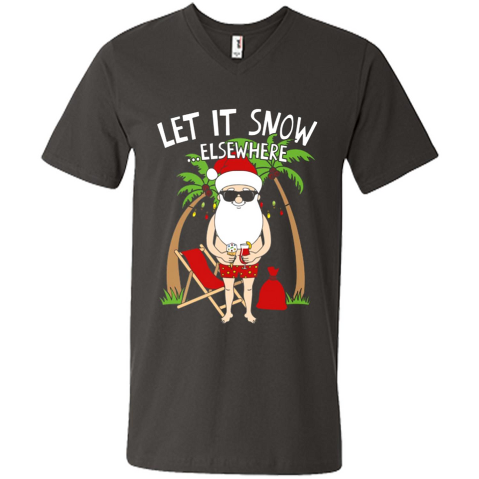 Let It Snow Elsewhere - Men's V-Neck