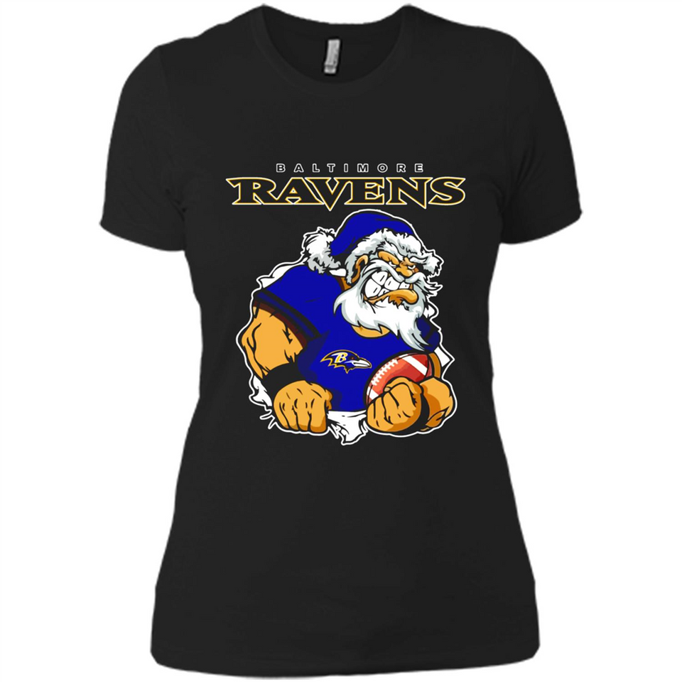 Grumpy Santa Claus Baltimore Ravens Football Team PINGPONG