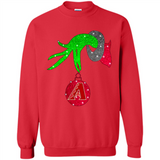 GRINCH HAND HOLDING ARIZONA DIAMONDBACKS GLITTER CHRISTMAS PINGPONG
