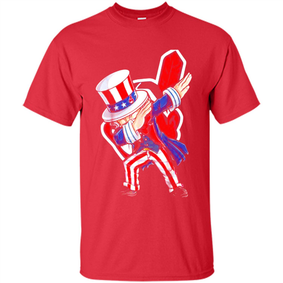 MLB CLEVELAND INDIANS UNCLE SAM DABBING INDEPENDENCE DAY