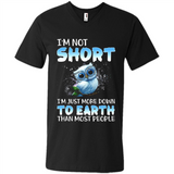 The owl I'm not short I just more down to Earth than most people - Men's V-Neck