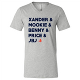 Baseball Favorite Players - Canvas Unisex V-Neck