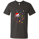 Cute Christmas Choloepus Sloth Santa Led Light Mug - Men's V-Neck