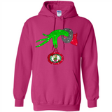 GRINCH HAND HOLDING BOSTON CELTICS NBA GLITTER CHRISTMAS PINGPONG