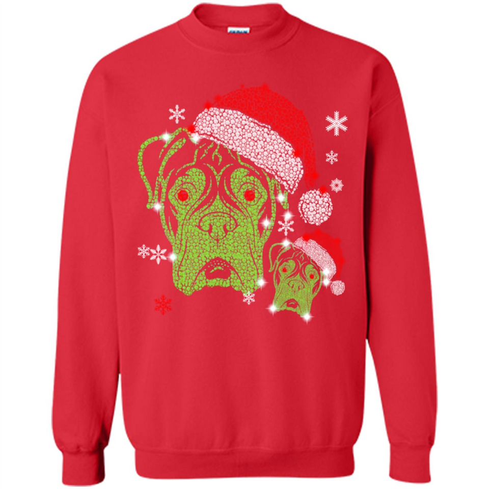 Boxer Dog diamond Christmas - Sweatshirt