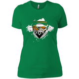 Cleveland Browns And Superman Fans - Ladies' Boyfriend T-Shirt