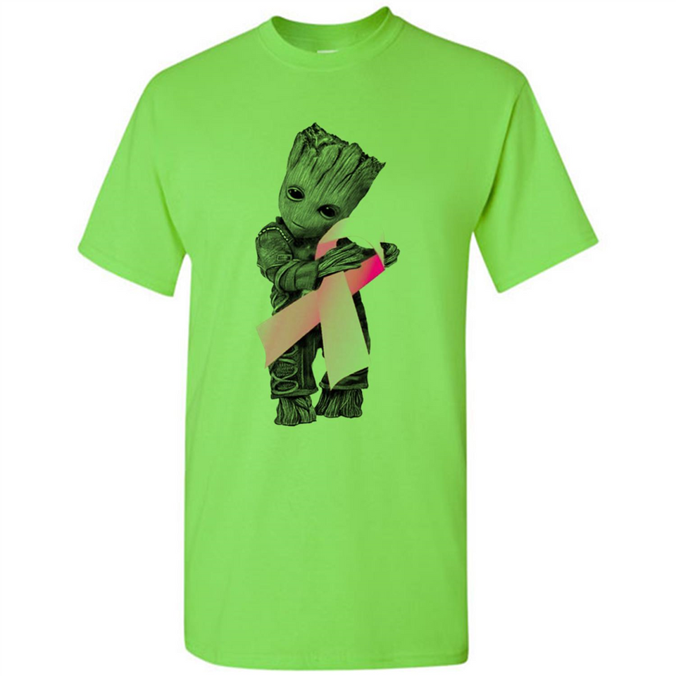 Groot Hug Breast Cancer - Shirt