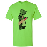 Groot Hug Breast Cancer - Shirt