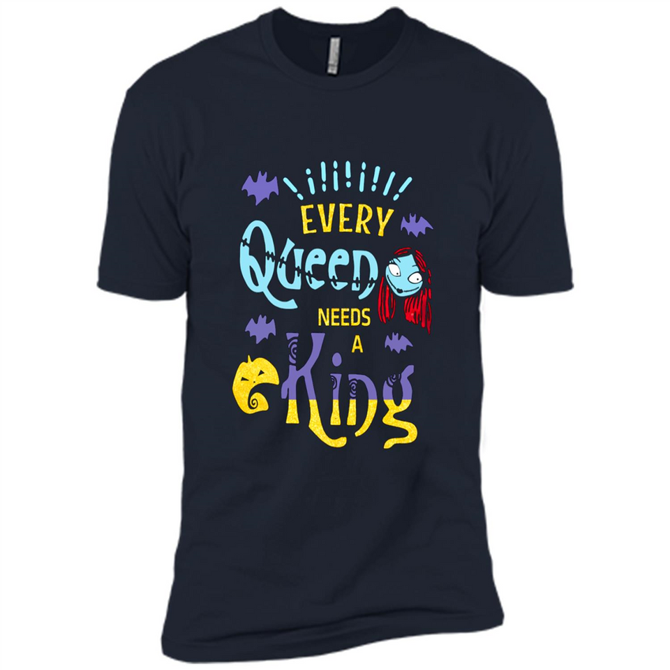 Nightmare Before Christmas Shirt - Sally Glitter Shirt - Every Queen needs a King PINGPONG
