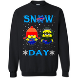 Snow Day Shirt For Buffalo Bills Vs Minion Fans pingpong