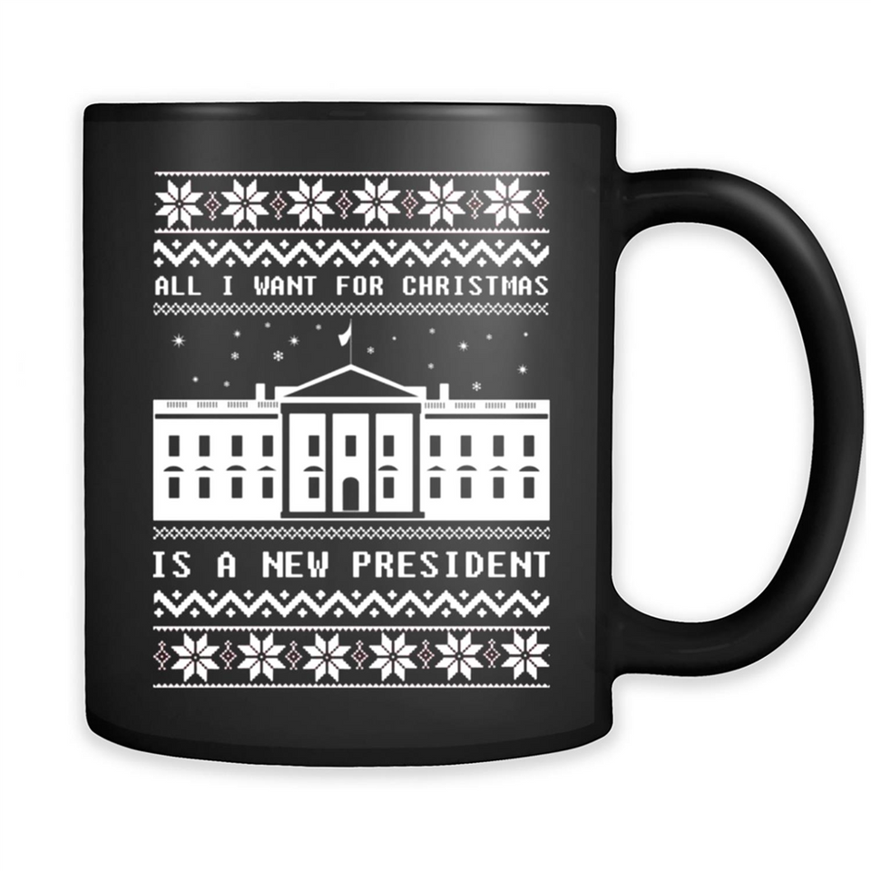 All I want for Christmas is a new president ugly PINGPONG