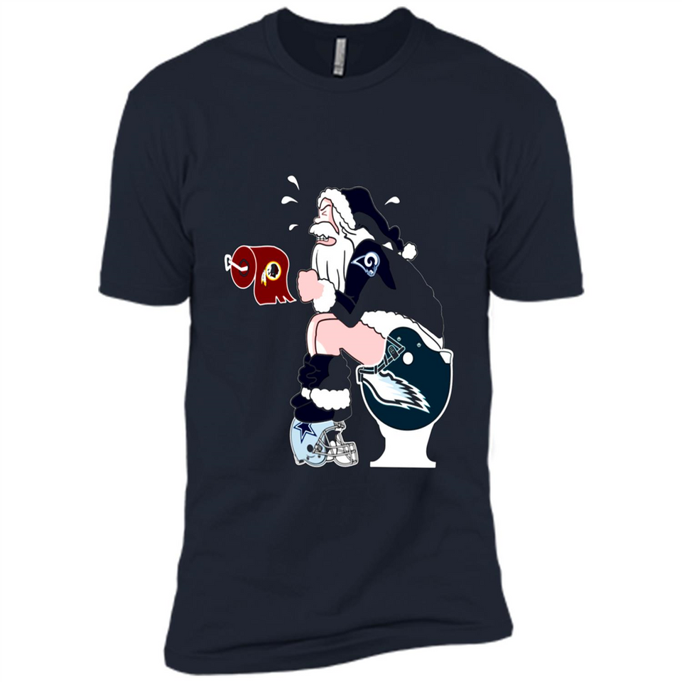 Los Angeles Rams Toilet Santa Claus PINGPONG