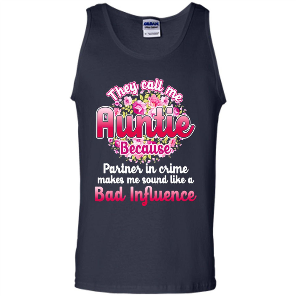 They Call Me Auntie Flower - Tank Top