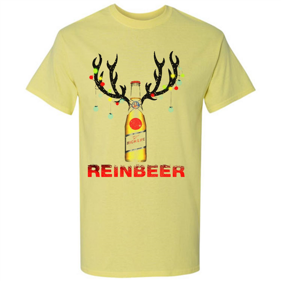 Miller High Life beer reinbeer Christmas - Shirt