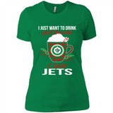 I Just Want To Drink Hot Chocolate & Watch Winnipeg Jets Ugly Christmas Sweater PINGPONG