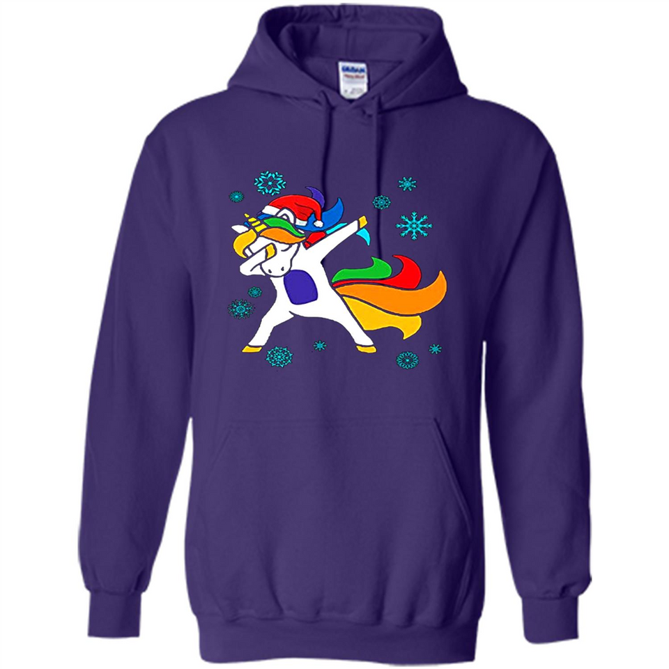 Christmas Dabbing Unicorn - Hoodie