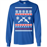 Rifle I Want Rifle Guns For Christmas ugly - Long Sleeve T-Shirt