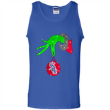 GRINCH HAND HOLDING CHICAGO WHITE SOX GLITTER CHRISTMAS PINGPONG
