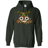 Reindeer Poop Emoji Cute Merry Christmas T-Shirt - Hoodie