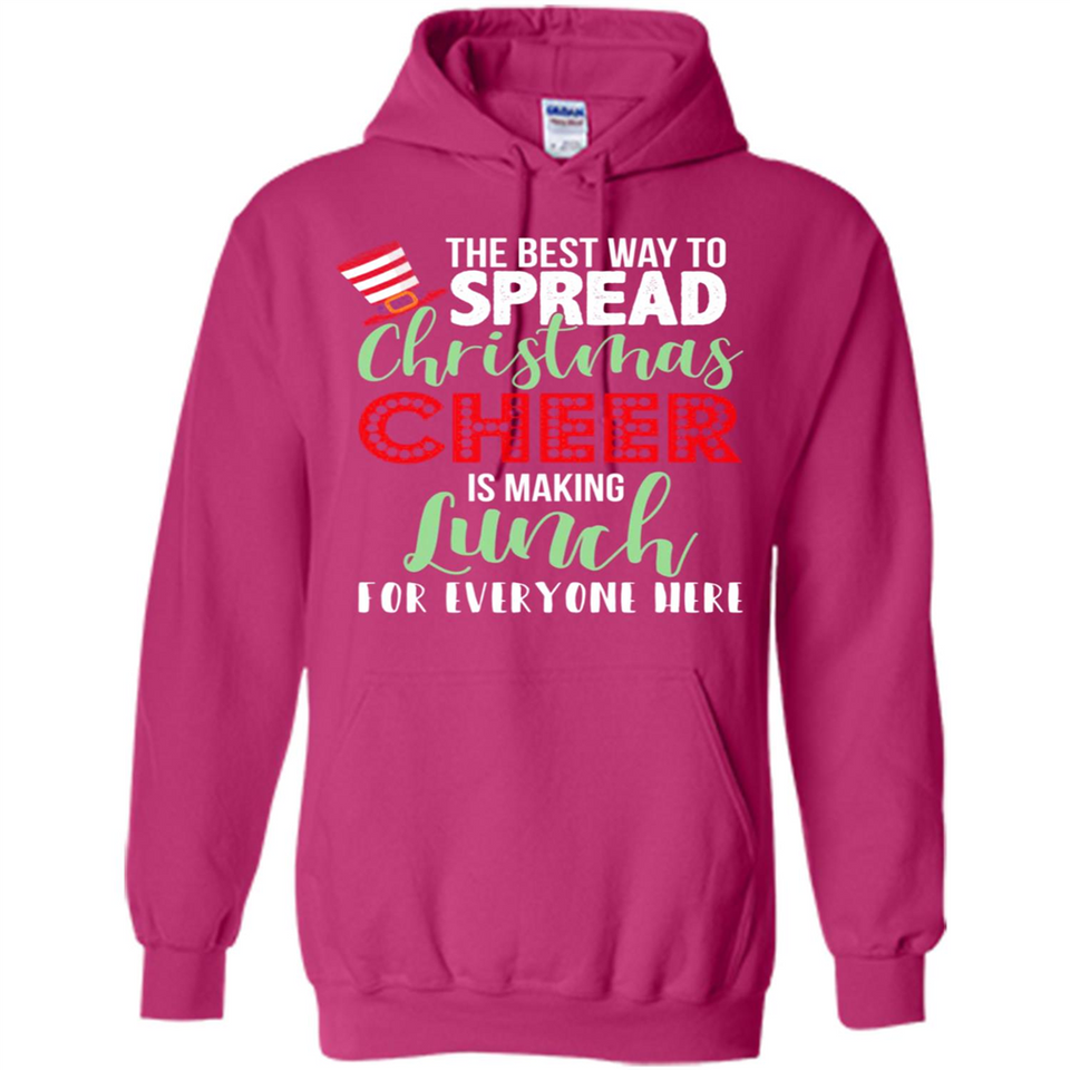 Spread Christmas Cheer Lunch Family Xmas Gift Ls - Hoodie