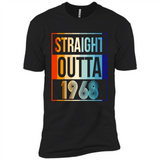Retro Straight Outta 1968 50 Years Old - Premium Short Sleeve T-Shirt