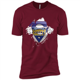 Denver Nuggets And Superman Fans - Premium Short Sleeve T-Shirt